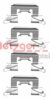 METZGER 109-1772 Accessory Kit, disc brake pads